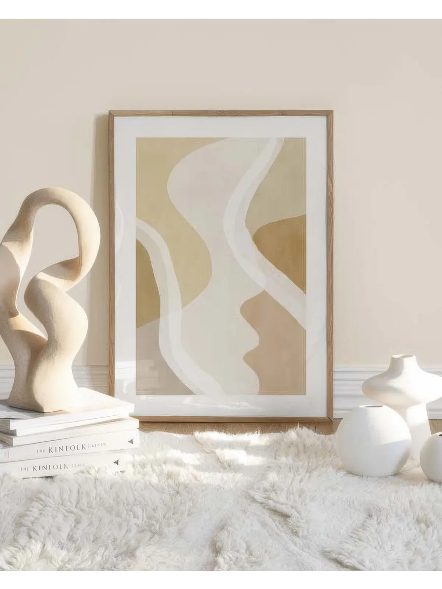 Abstract Yellow Shapes No1