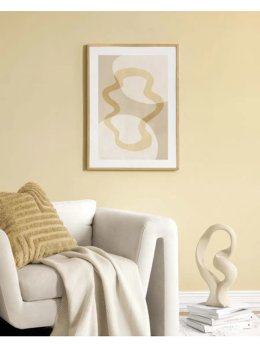 Abstract Yellow Shapes No2