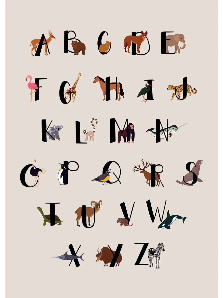 Animals of the World Alphabet