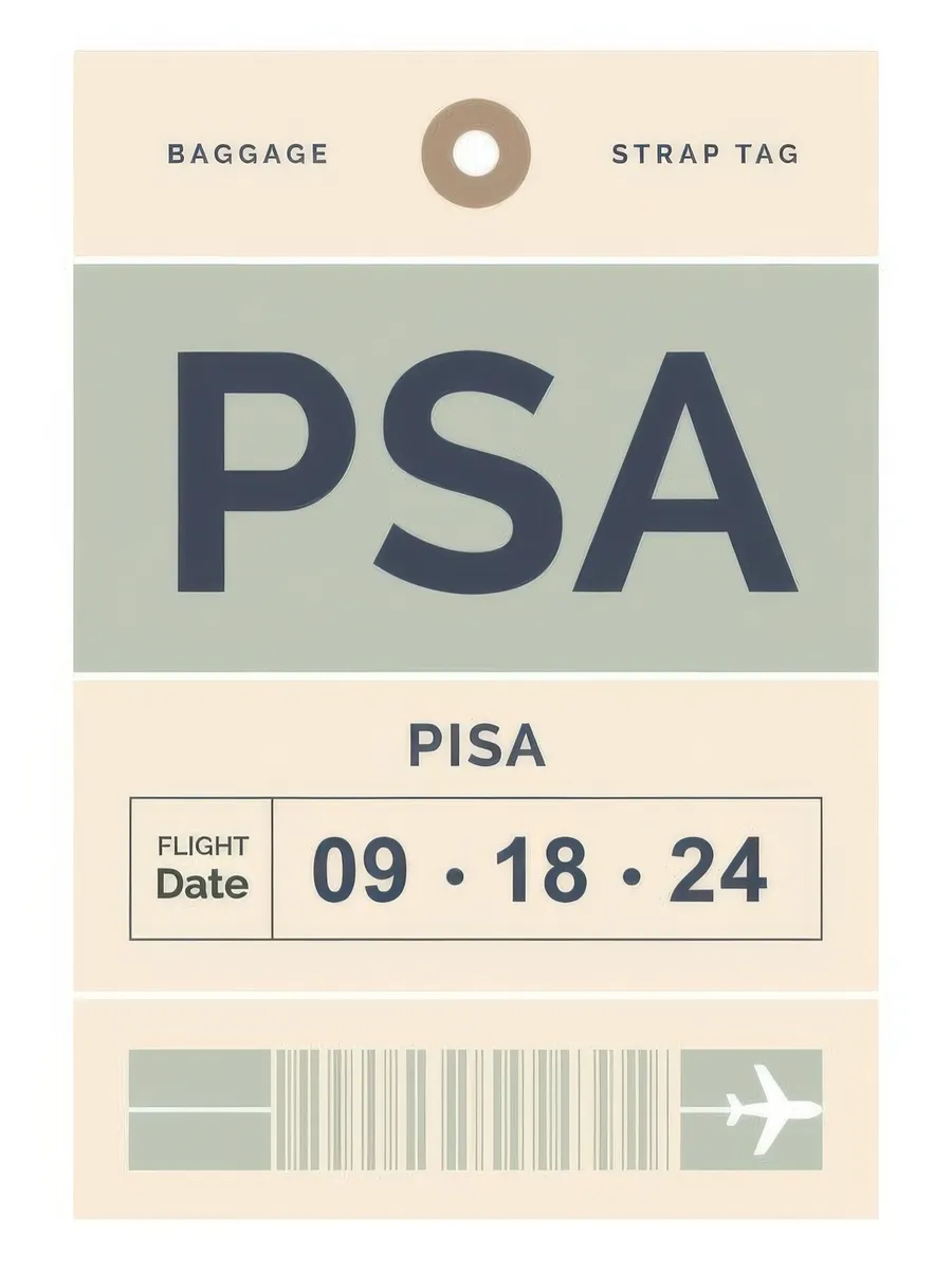 Baggage Tag No1 Green Personal