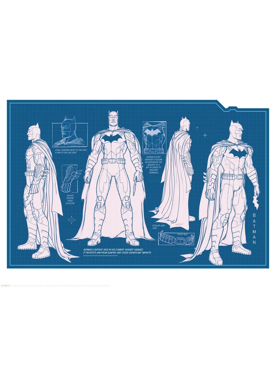 Batman Batsuit Blue