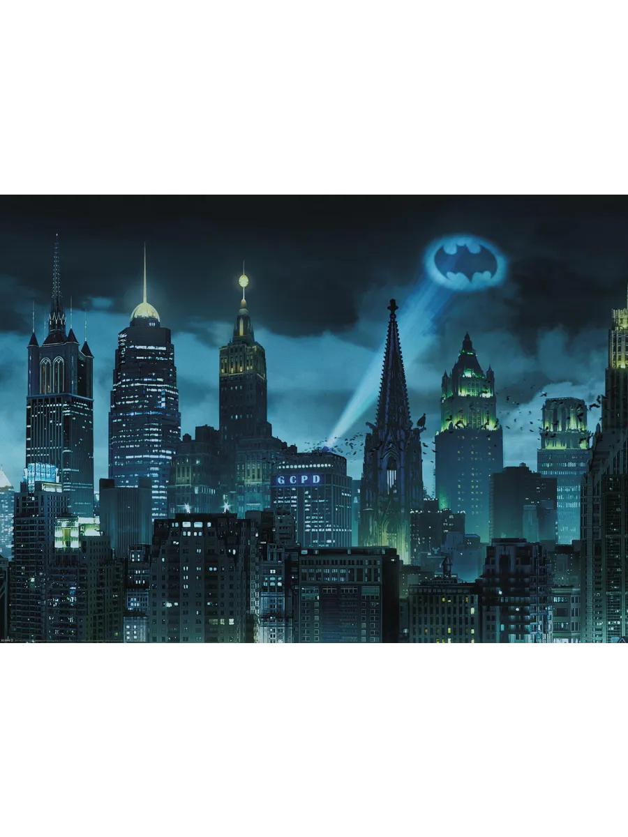 Batman Gotham City Skyline