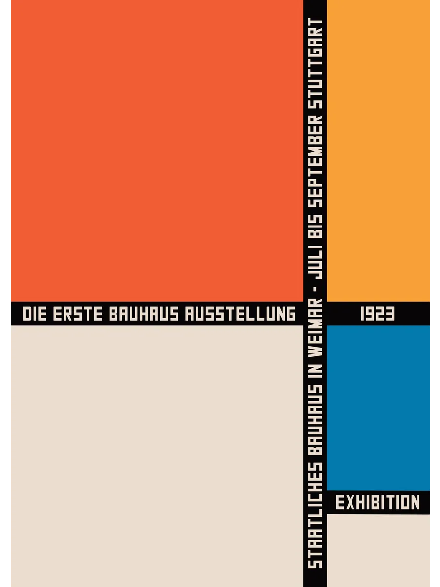 Bauhaus Geometric Color Blocks