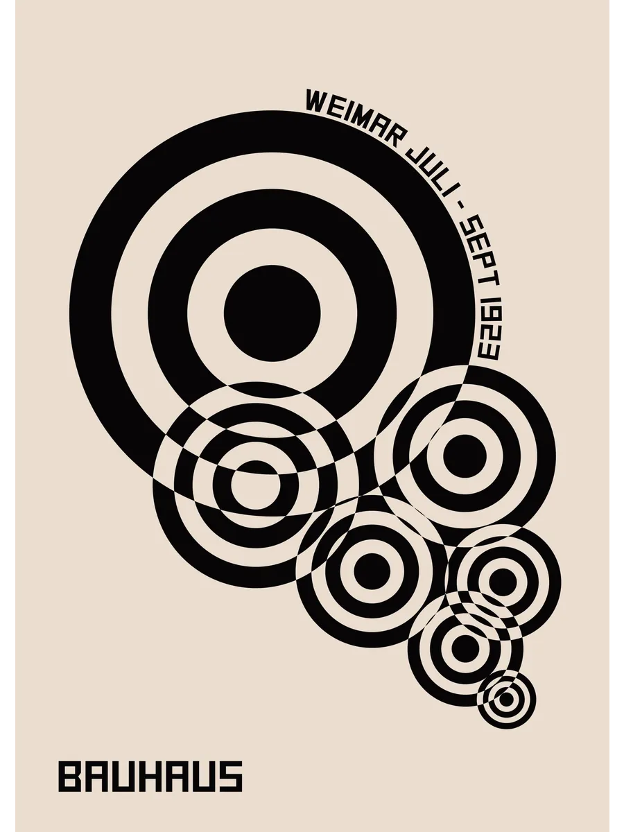 Bauhaus Geometric No1