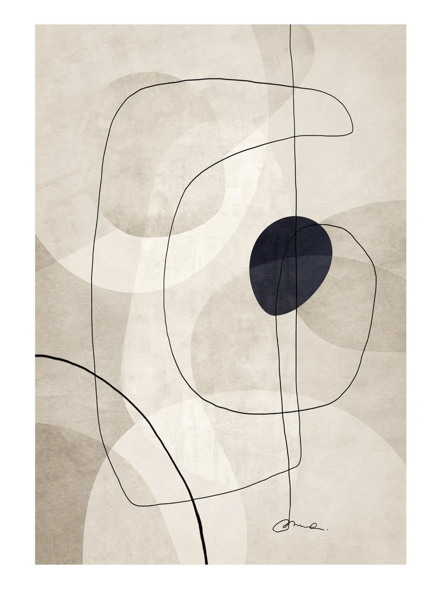 Beige Graphics No1