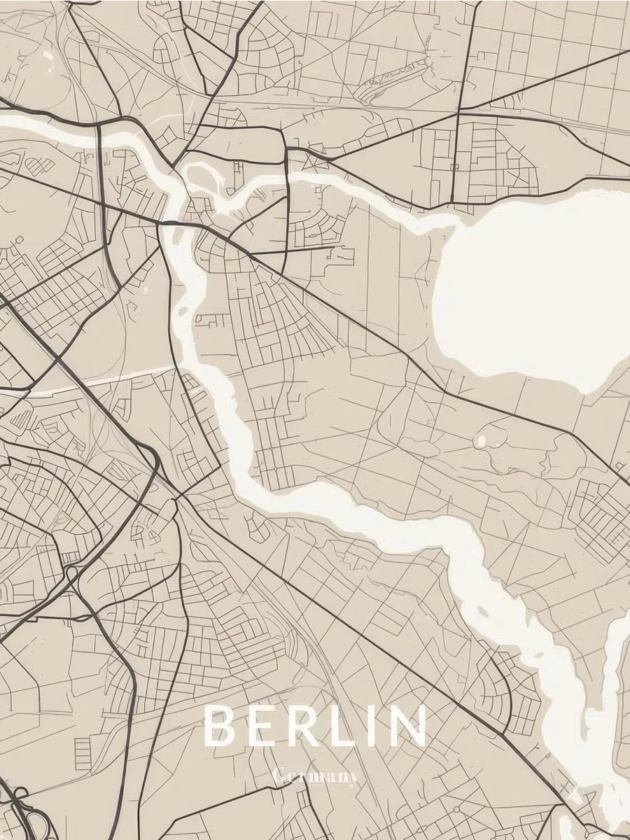 Beige Map Personal
