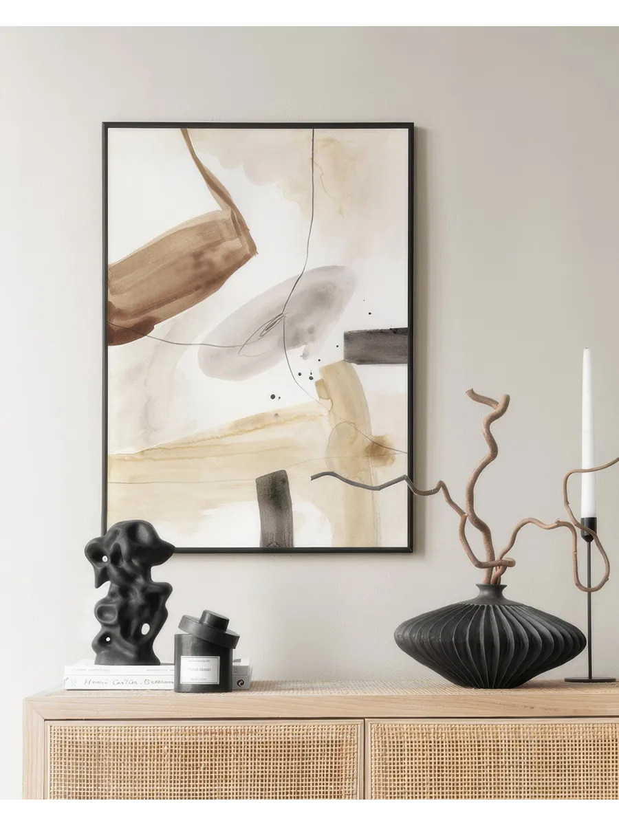 Beige Watercolor No1