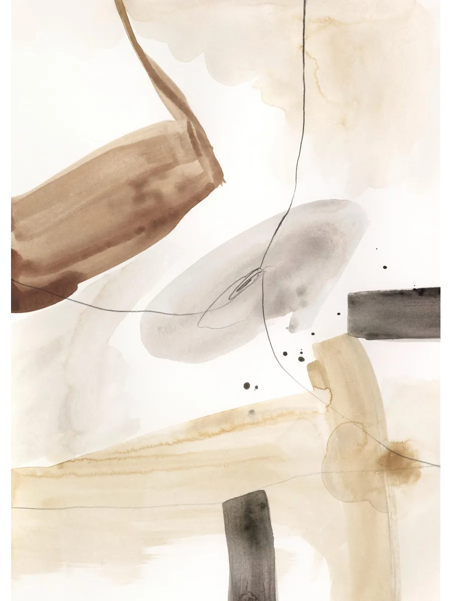 Beige Watercolor No1