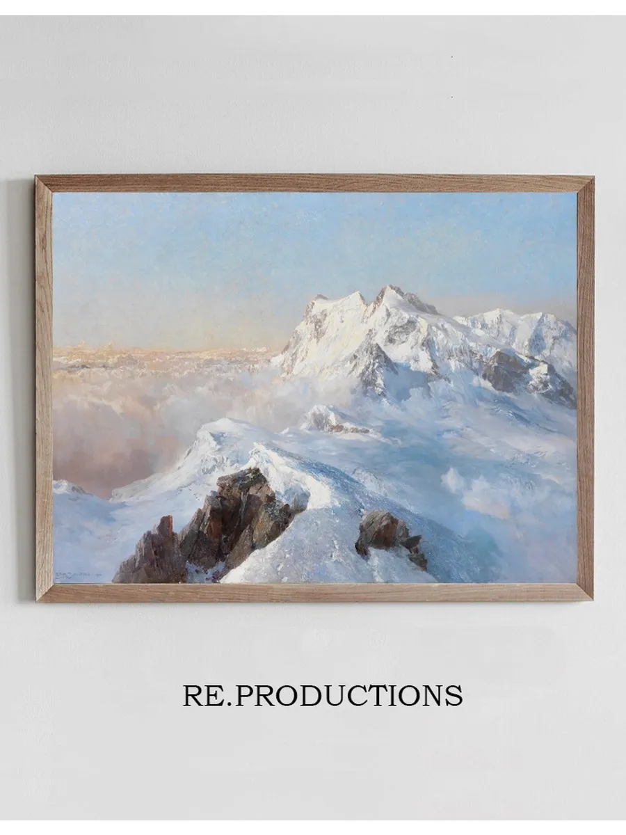 Ber Dem Nebelmeer (monte Rosa Vom Rimpfischhorn)