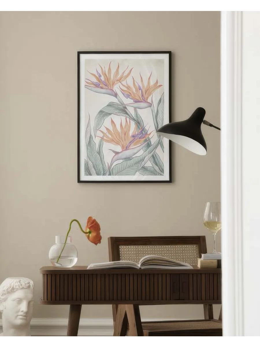 Birds of Paradise Painting