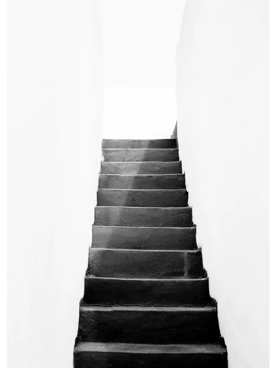 Black and White Stairs