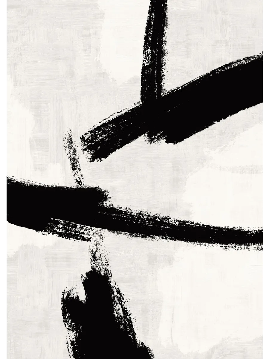 Black Brush Strokes No2
