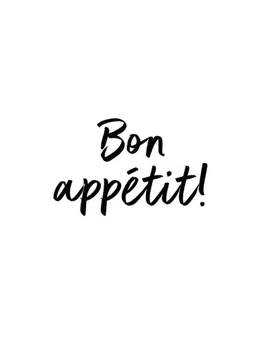 Bon Appetite Scribble