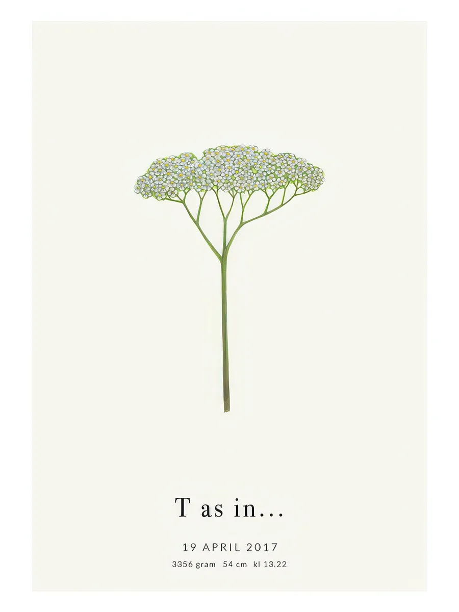 Botanic Letter T Personal