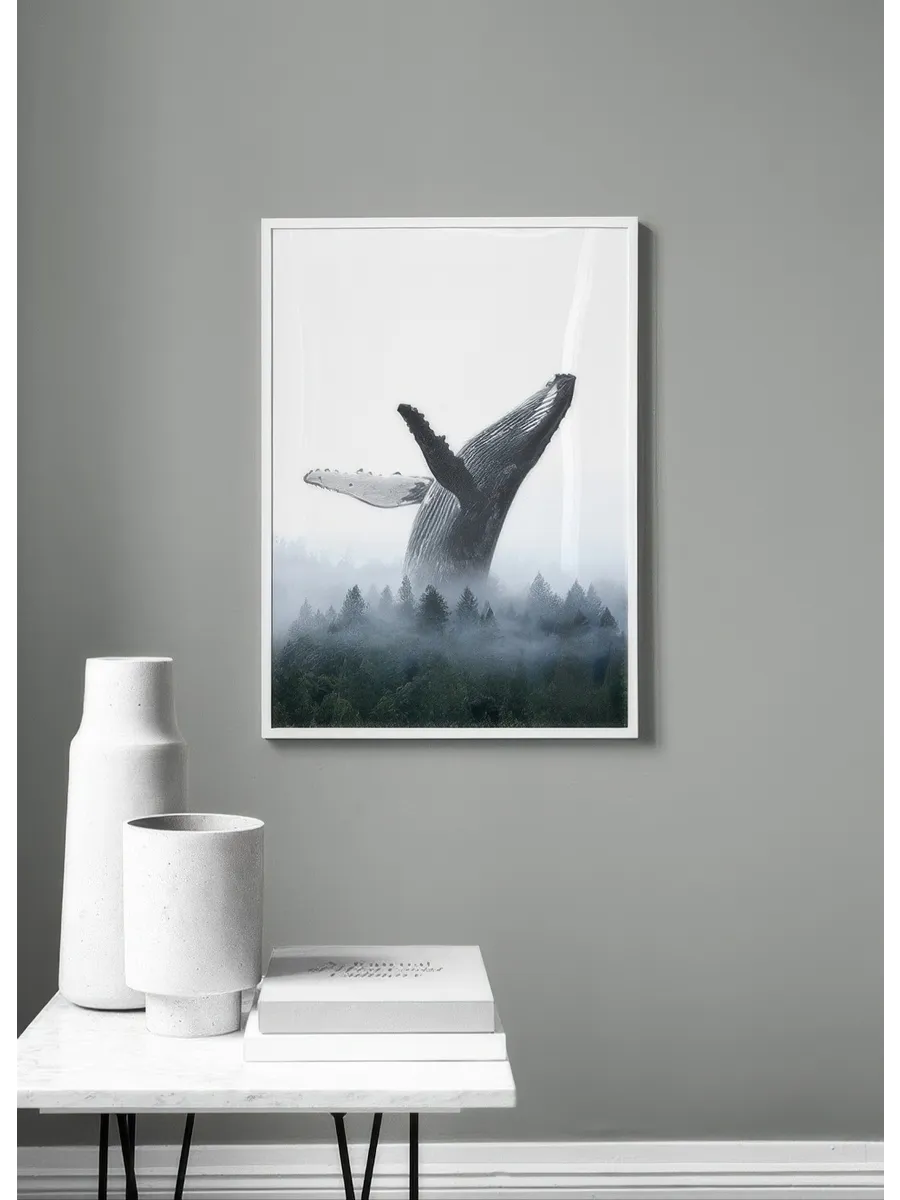 Breaching Whale