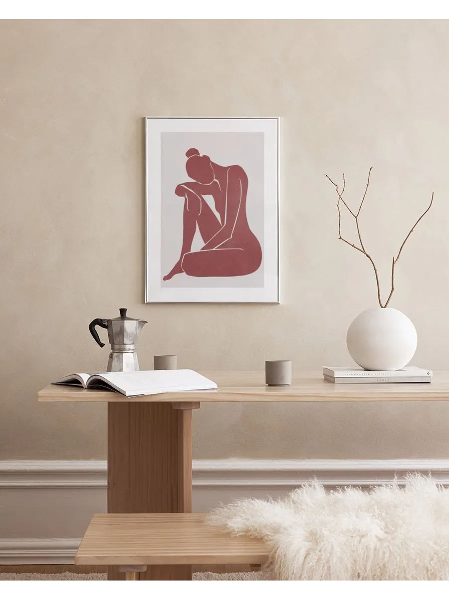 Burnt Sienna Figure