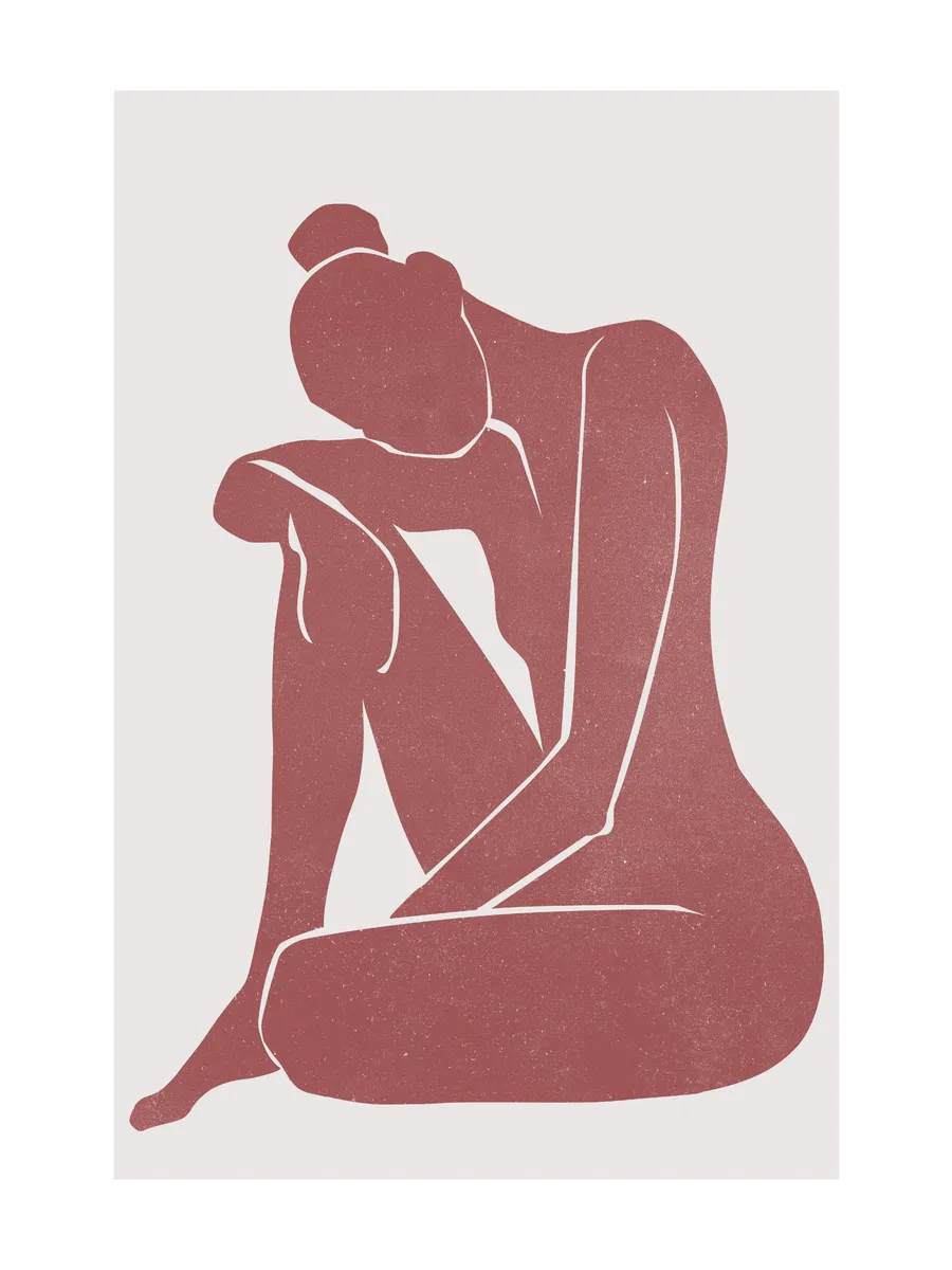 Burnt Sienna Figure