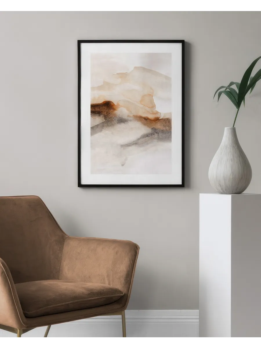 Burnt Tones Watercolor No1