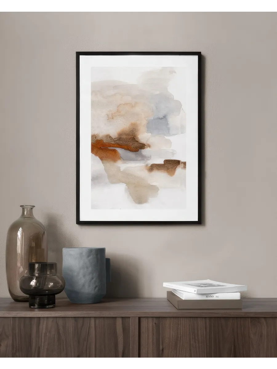 Burnt Tones Watercolor No2