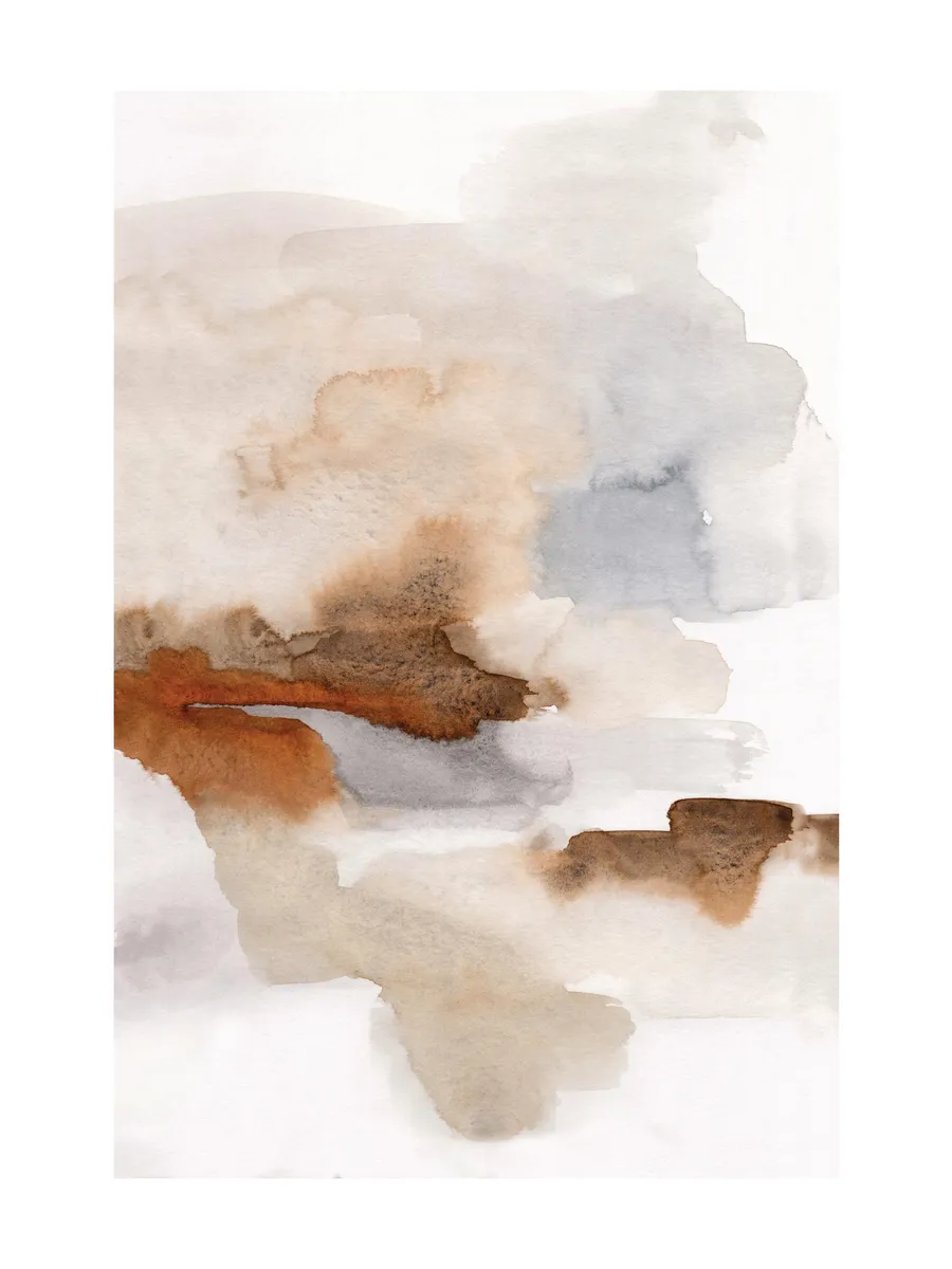 Burnt Tones Watercolor No2