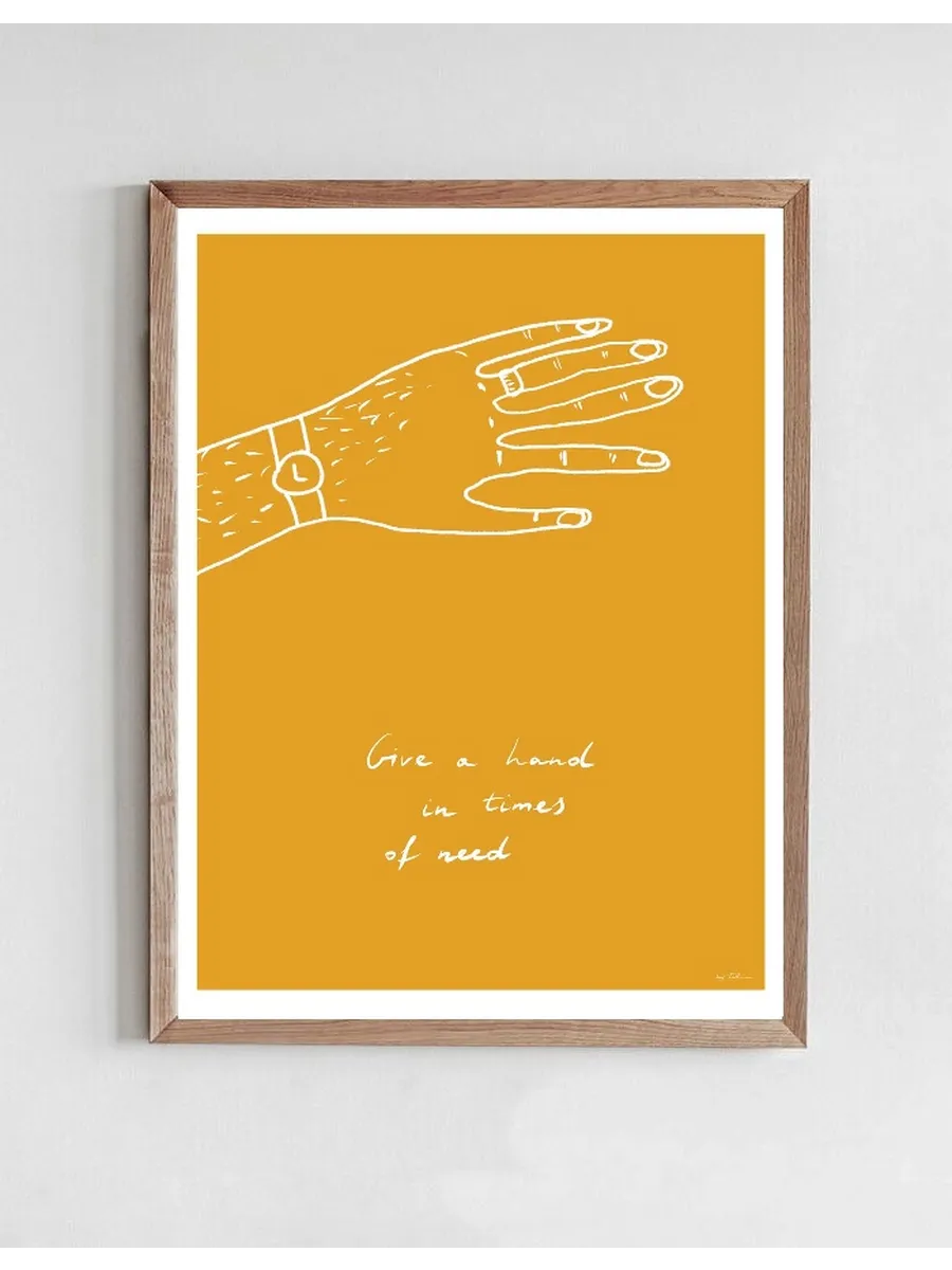 By.taban X Squarepaint. Give A Hand
