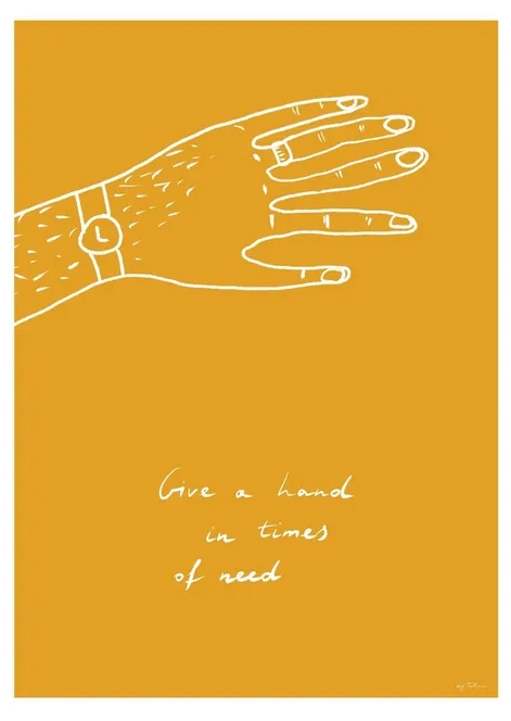 By.taban X Squarepaint. Give A Hand