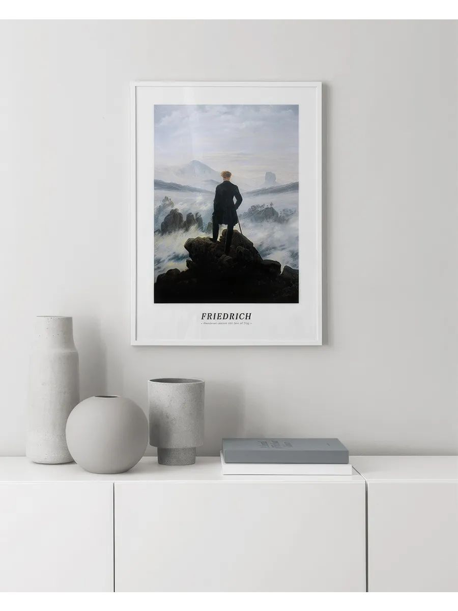 Caspar David Friedrich Wanderer Above the Sea of Fog