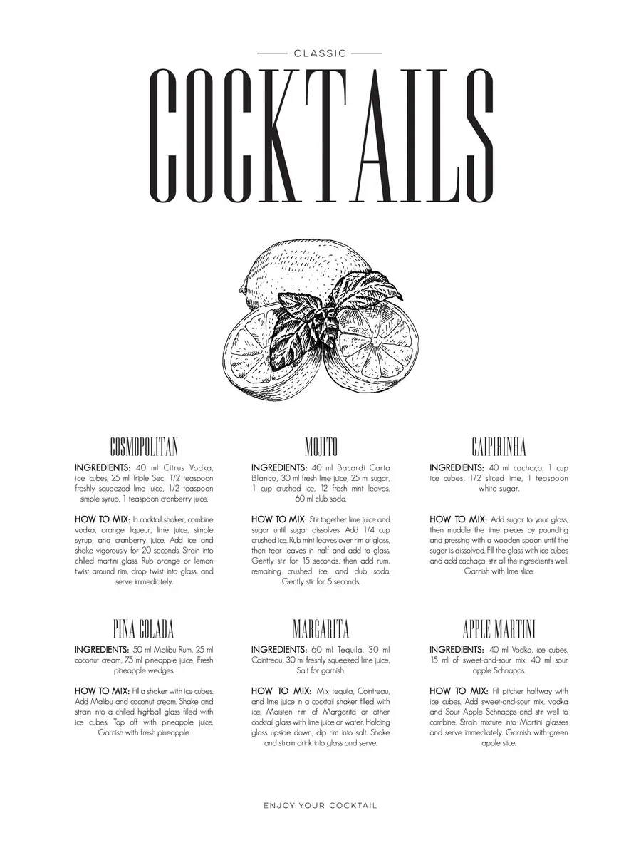 Cocktails