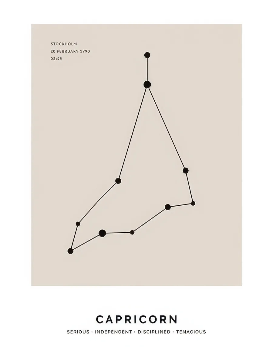 Constellation Beige Capricorn Personal