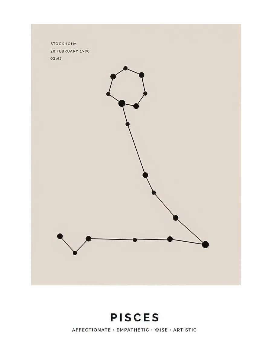 Constellation Beige Pisces Personal