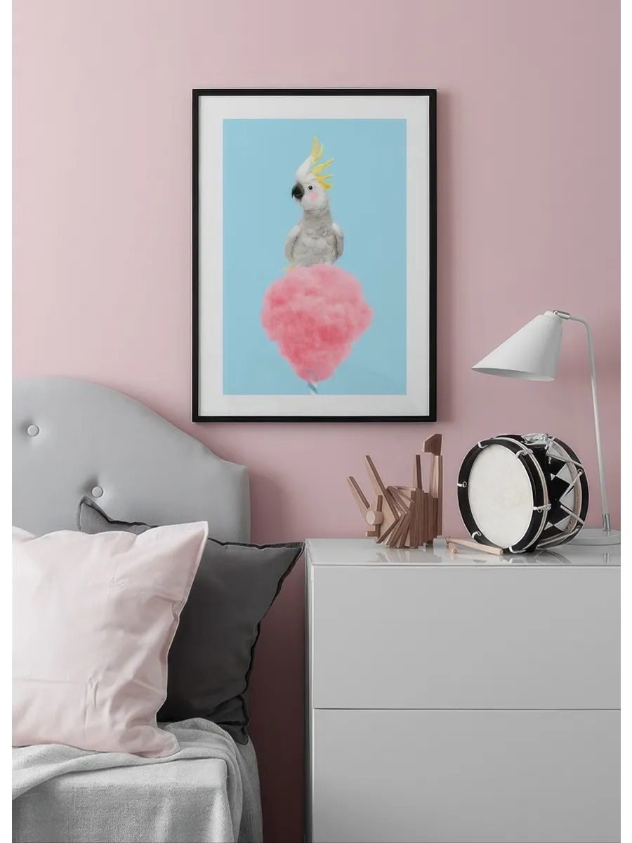 Cotton Candy Cockatoo