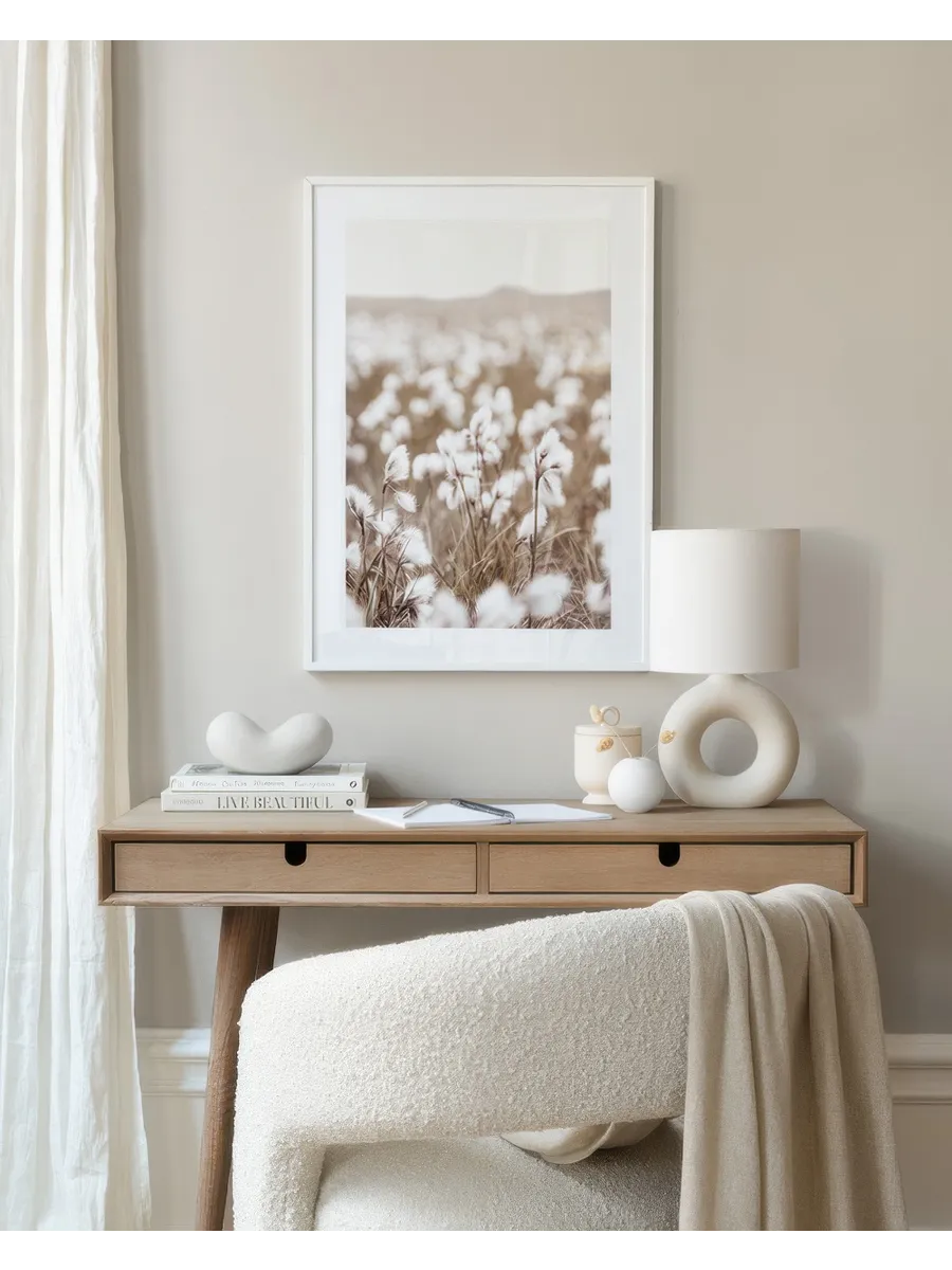 Cotton Flower Field