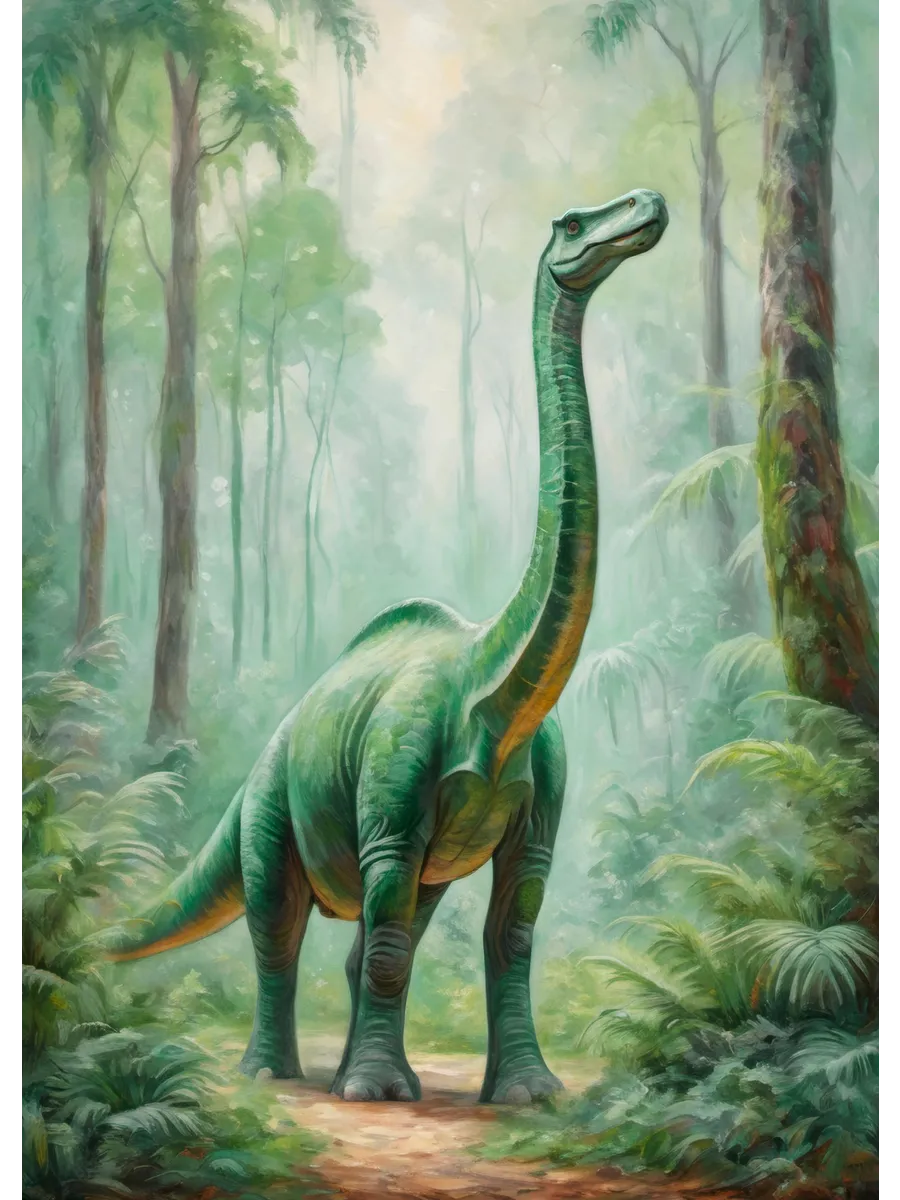 Dinosaur in Forest