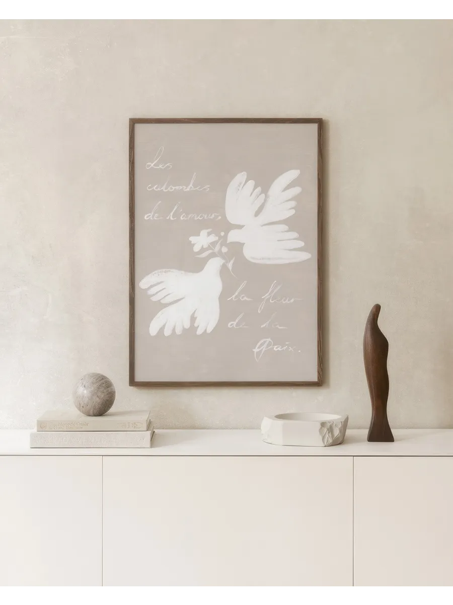 Doves of Love Flower of Peace