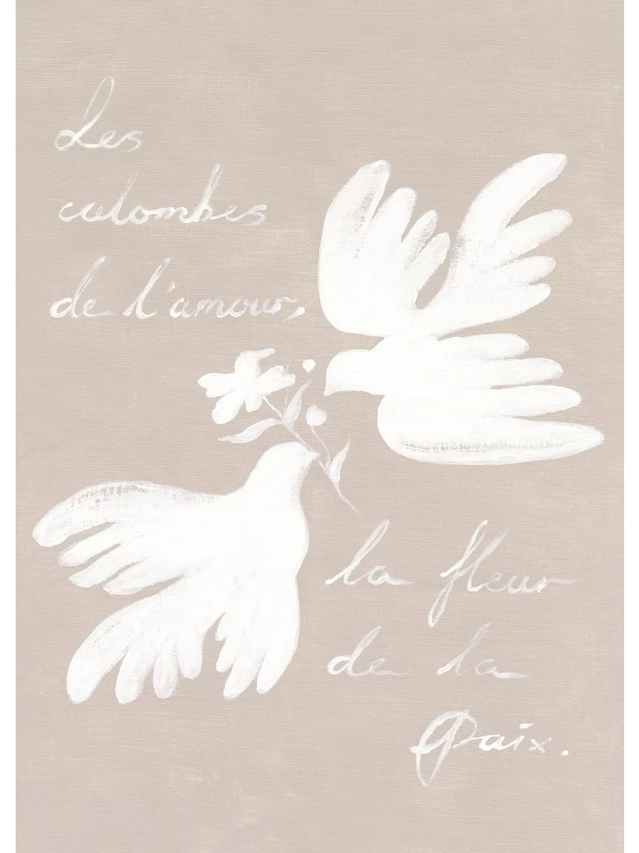 Doves of Love Flower of Peace