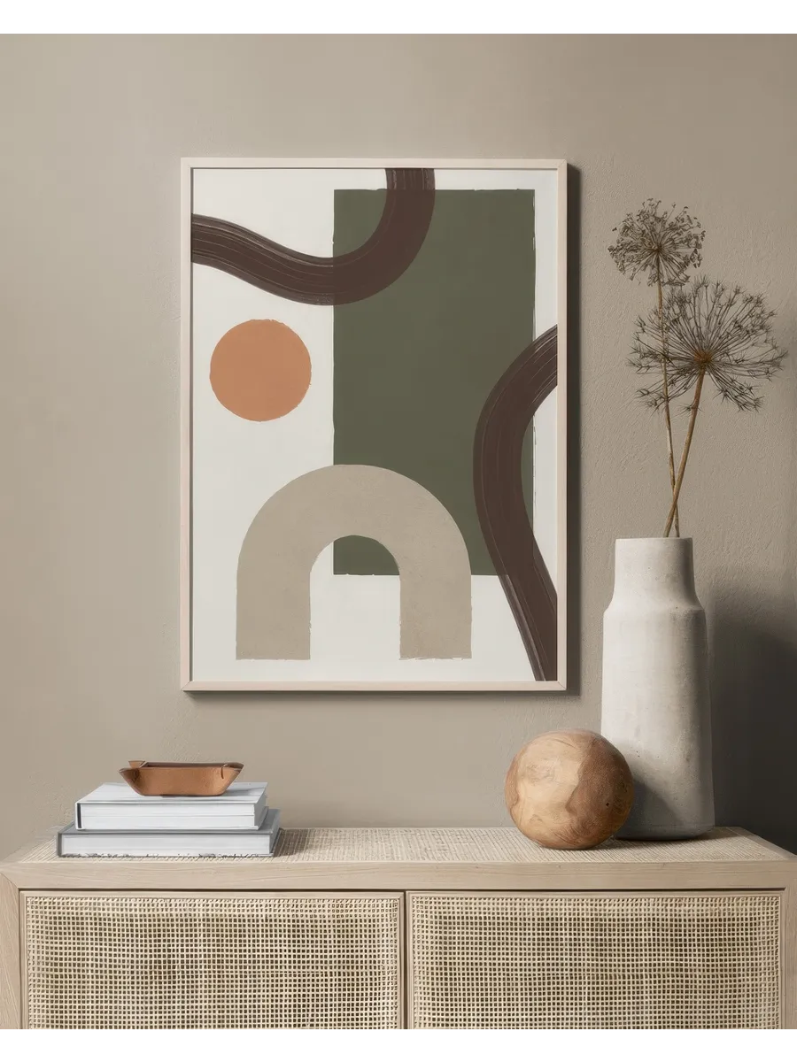 Earthy Geometrics No1
