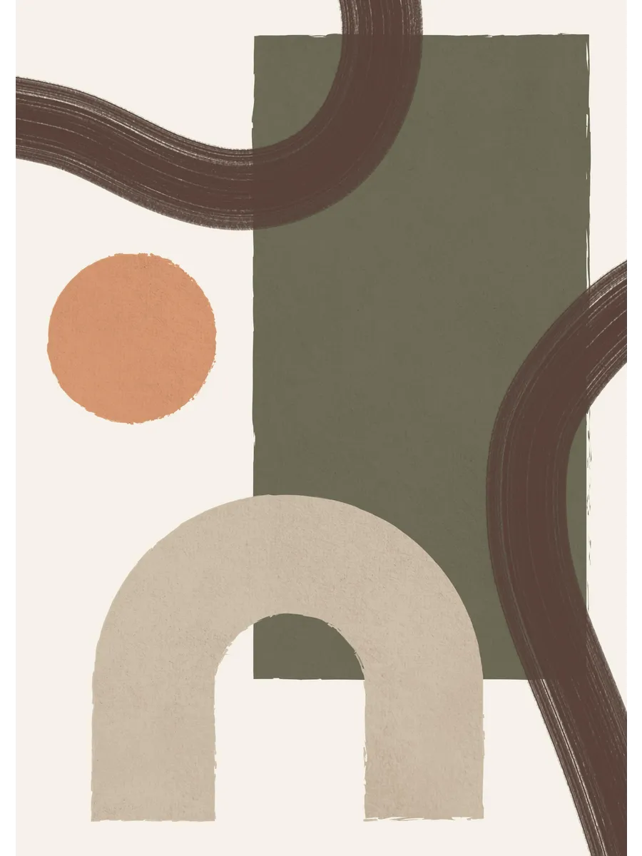 Earthy Geometrics No1