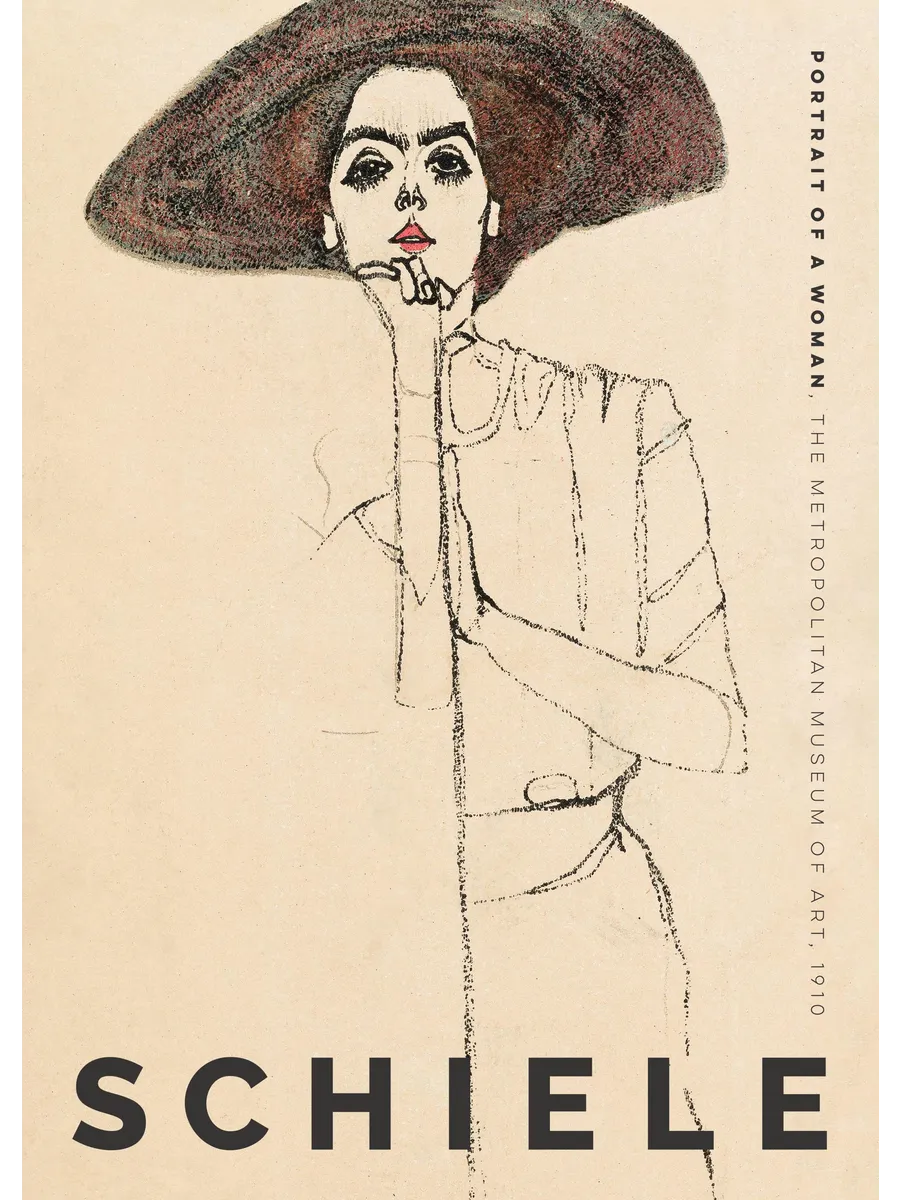 Egon Schiele Portrait of a Woman