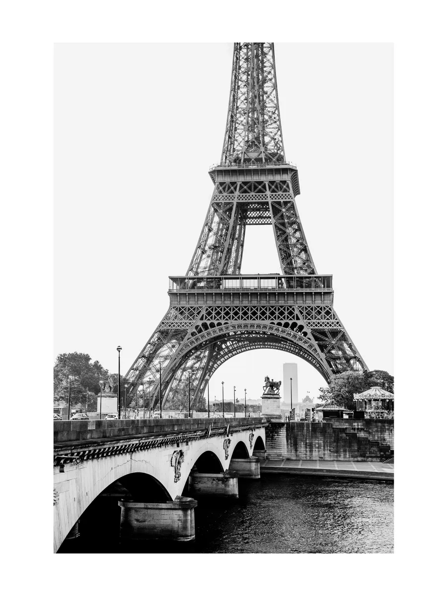 Eiffel Tower Jena Bridge