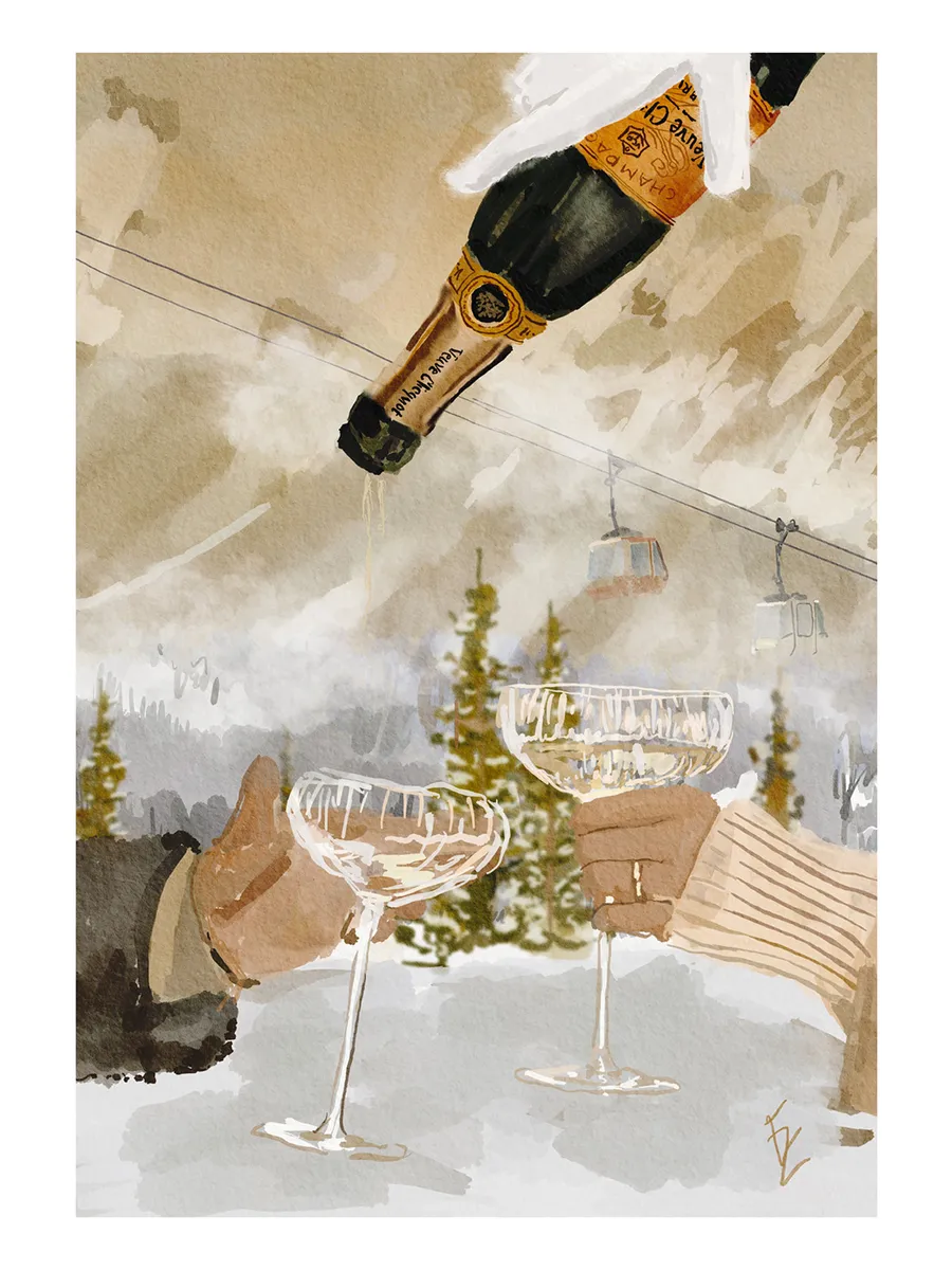 Ekaterina Zagorska Winter Champagne