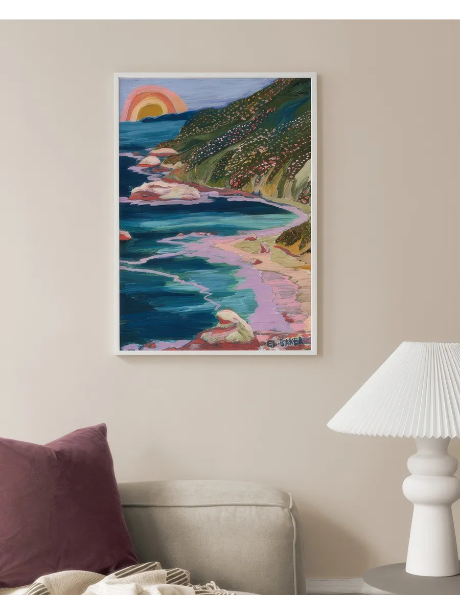 Eleanor Baker Big Sur Postcard