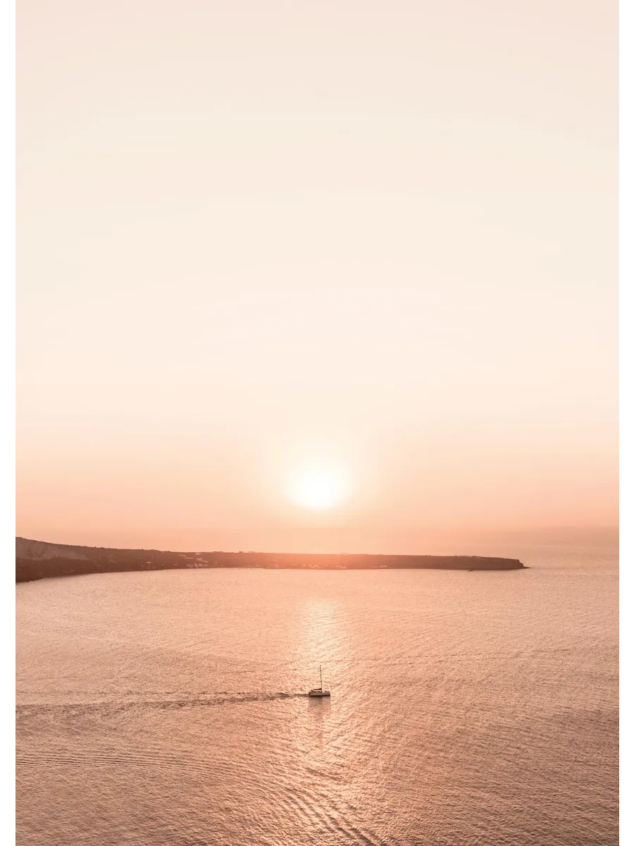 Evening in Santorini
