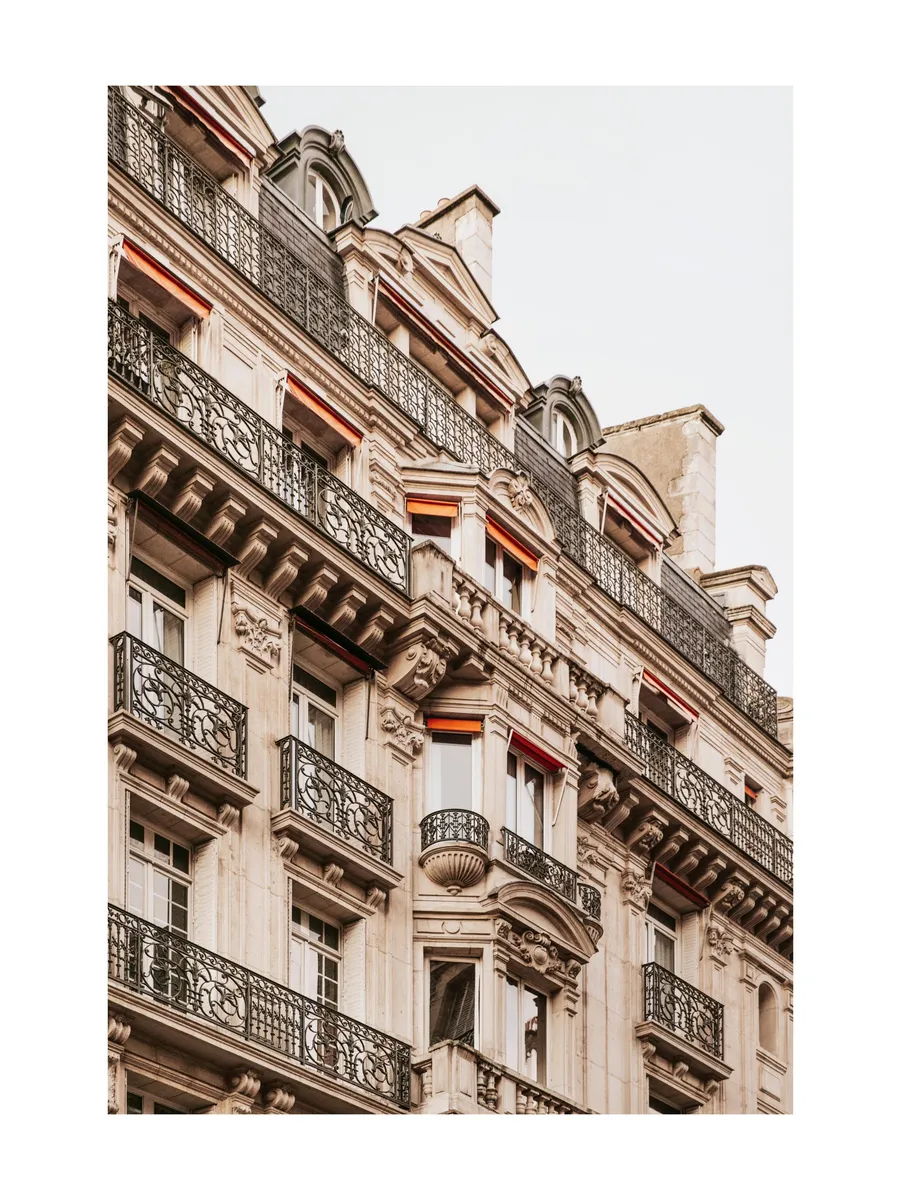 Facade with Balconies