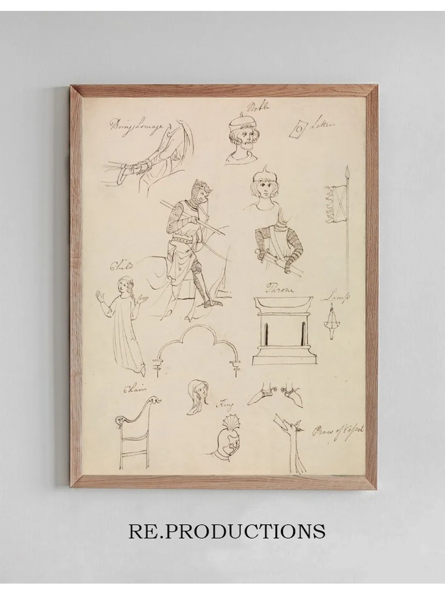 Figure Studies for Medieval Noble Life