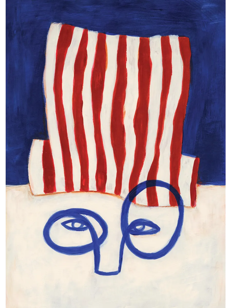 Figure in Glasses