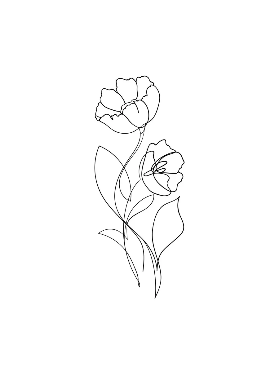 Flower Lines No1