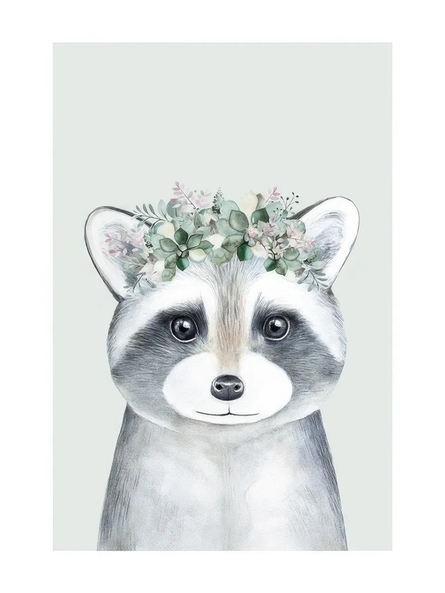 Flower Raccoon