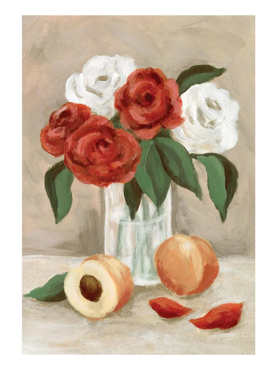 Flowers and Peaches