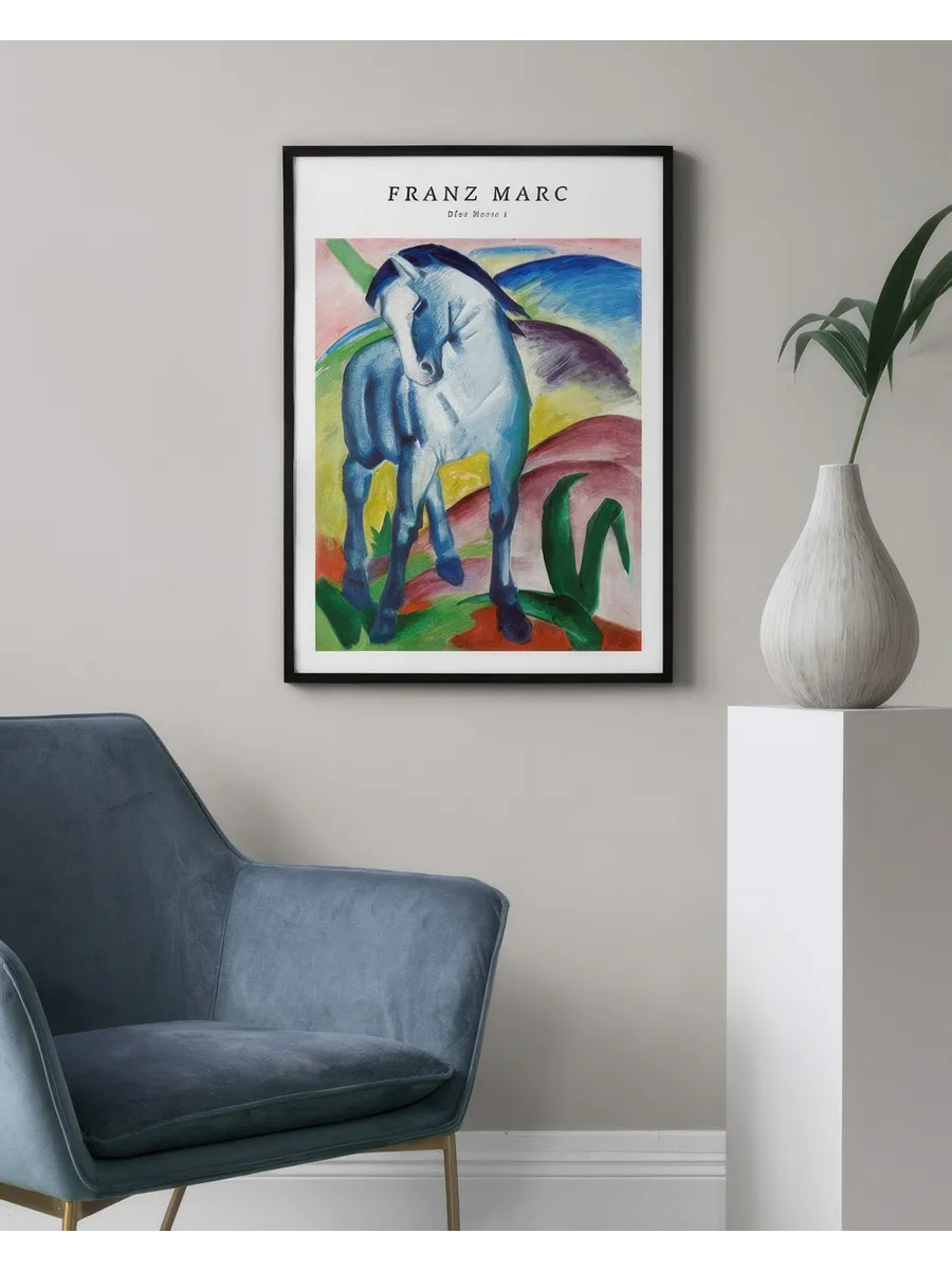 Franz Marc Blue Horse 1