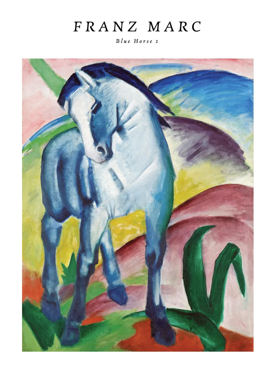 Franz Marc Blue Horse 1